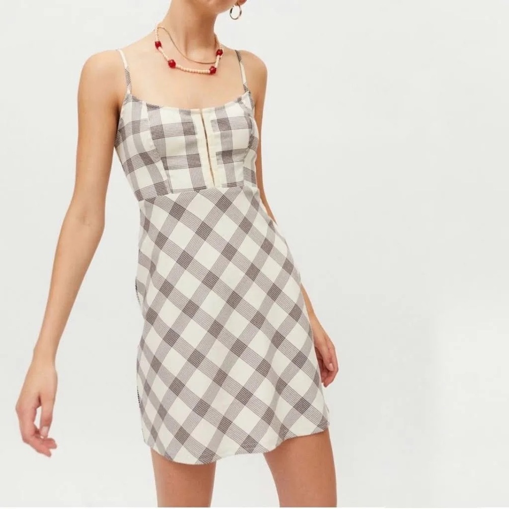 Urban Outfitters Dresses Urban Outfitters Keya Hook & Eye Plaid Dress Mini